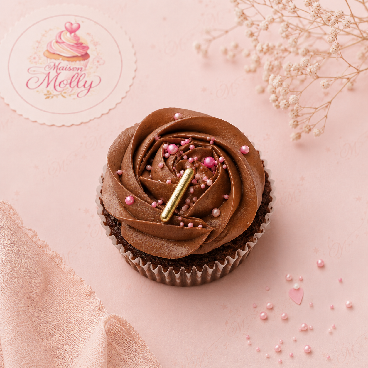 Box de 4 cupcakes chocolat
